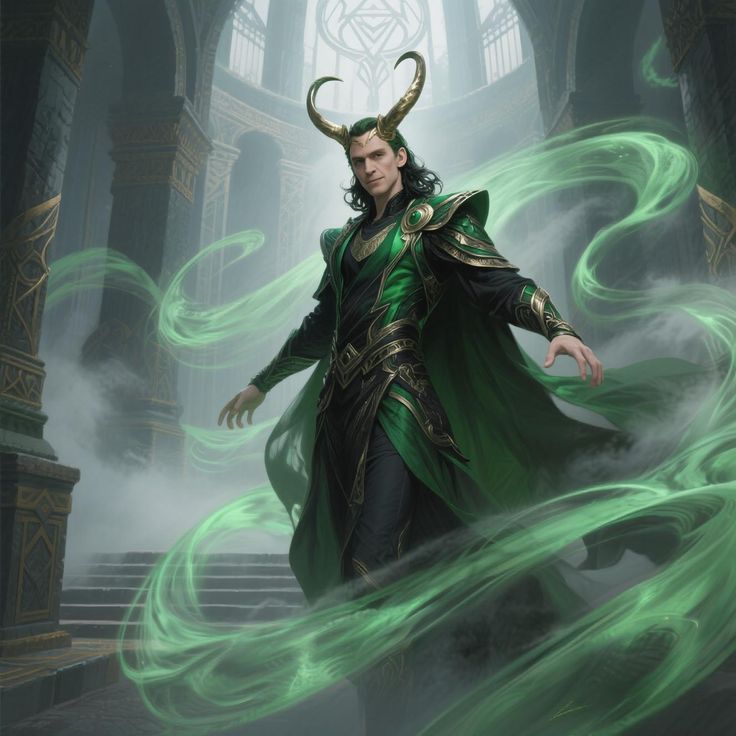 Loki is a complex figure in Norse mythology, known….jpeg