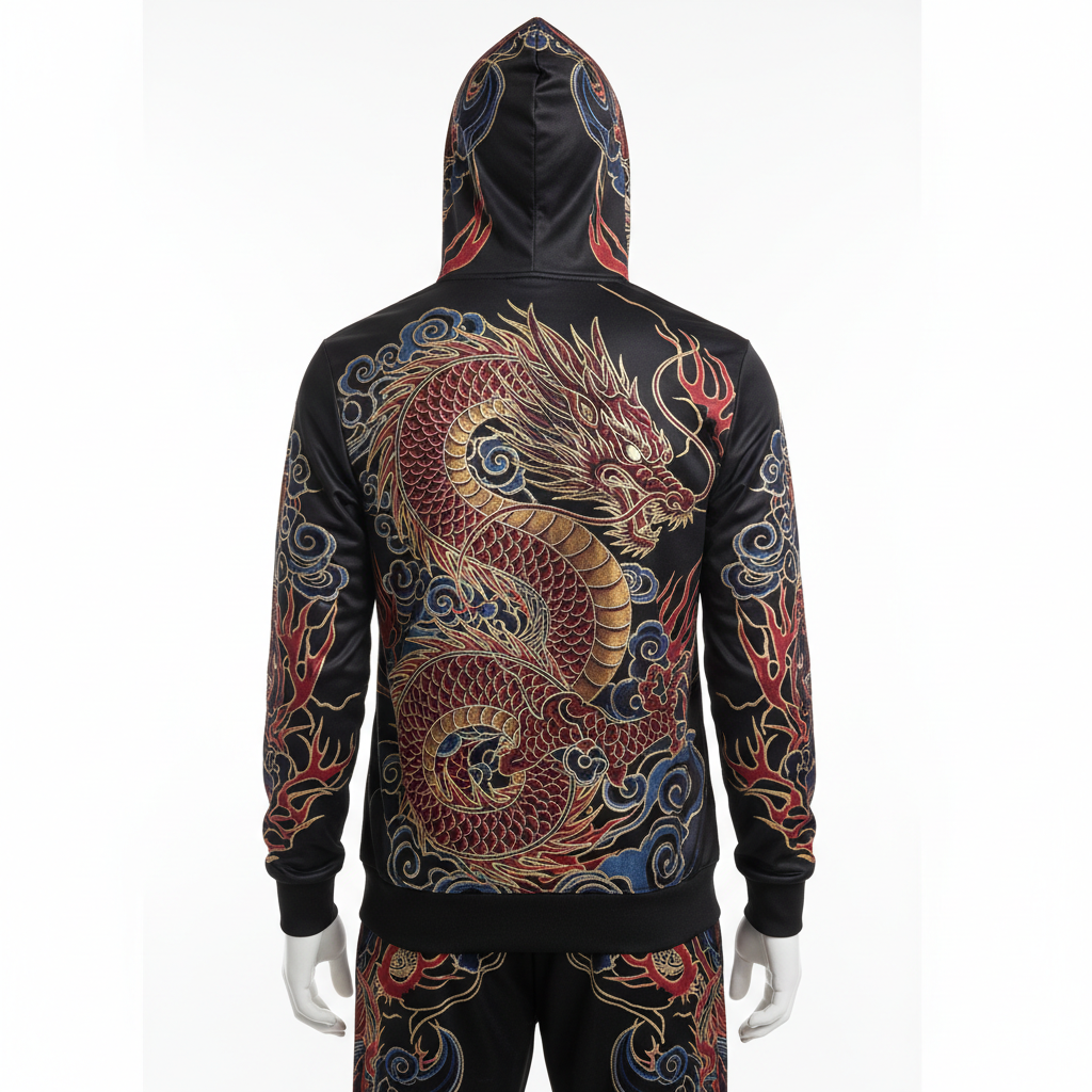Back View - Dragon Tracksuit